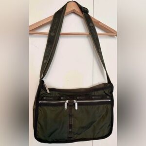 LeSportsac Olive Green Shoulder Bag